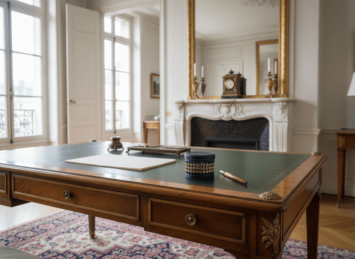 boite bleue oeillets ronds